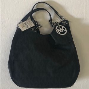 Michael Kors Fulton L leather shoulder tote bag
